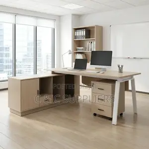 Imported C C Executive Desk With Extension