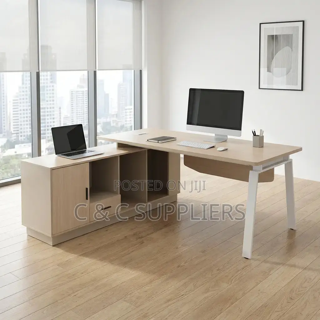 Imported C C Executive Desk With Extension