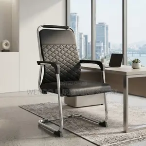 Office Chairs; Leather Visitors Executive Modern Reception Chairs