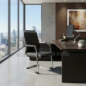 Office Chairs; Leather Visitors Executive Modern Reception Chairs