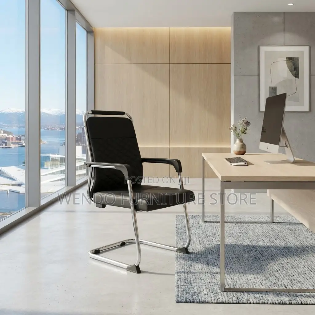 Office Chairs; Leather Visitors Executive Modern Reception Chairs