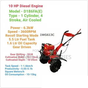 Walking Tractor 10Hp