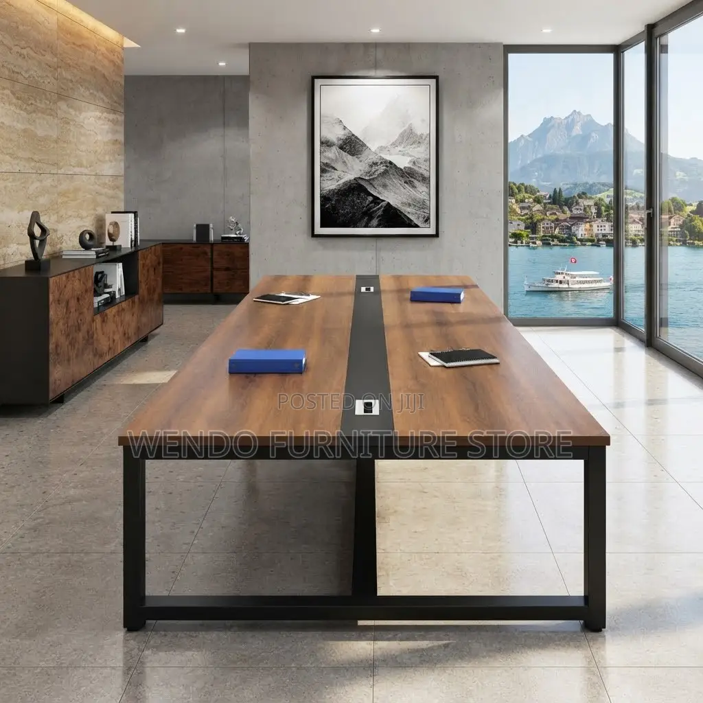 Boardroom Table; 240CM Modern Long Office Events Boardroom Table