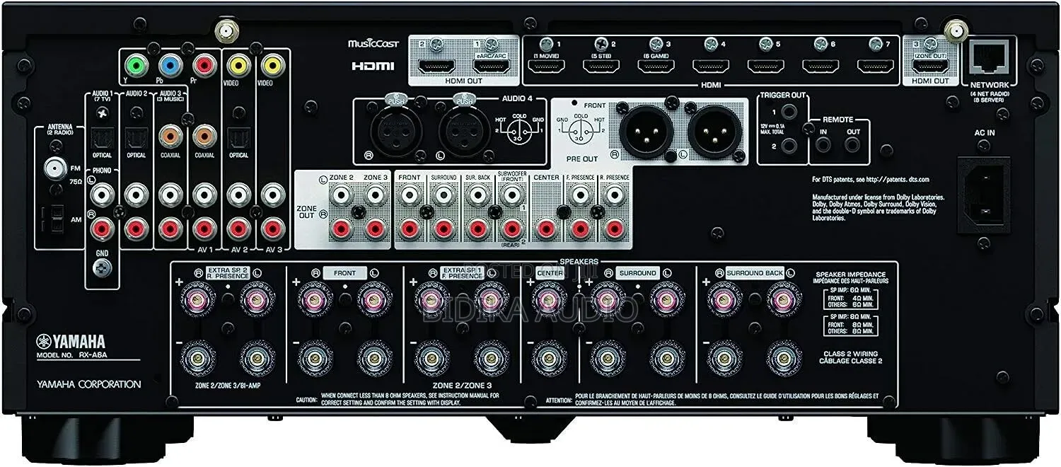 Yamaha Aventage RX-A6A 9.2 Dolby Atmos Receiver