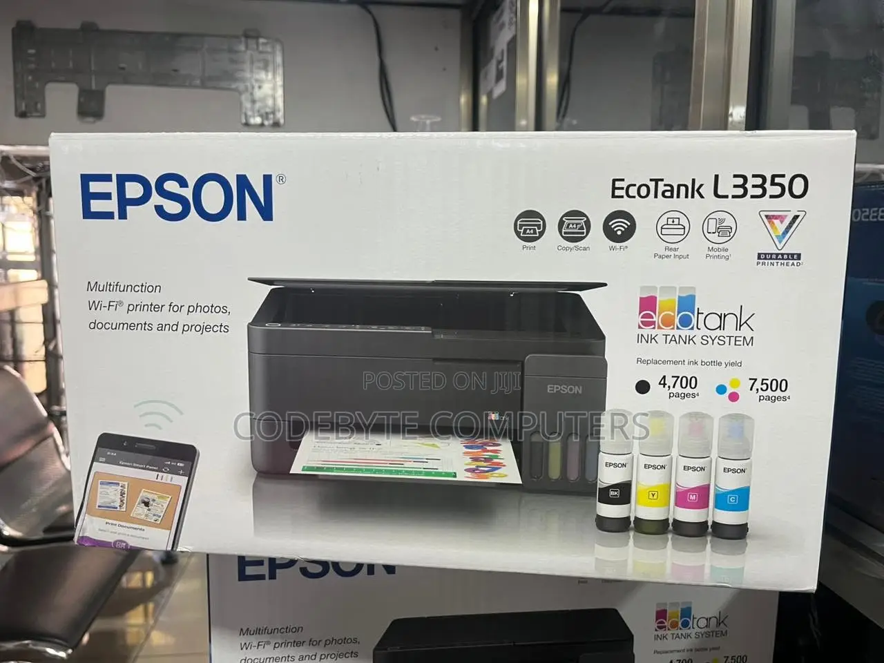Epson EcoTank L3350 A4 Wi-Fi Aio Tank Printer