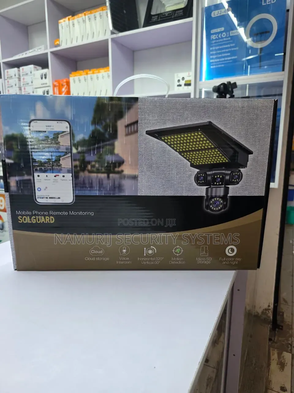 Solguard Street Light With 4 G Camera