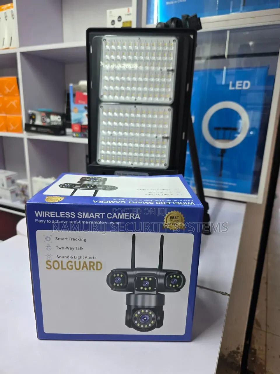 Solguard Street Light With 4 G Camera