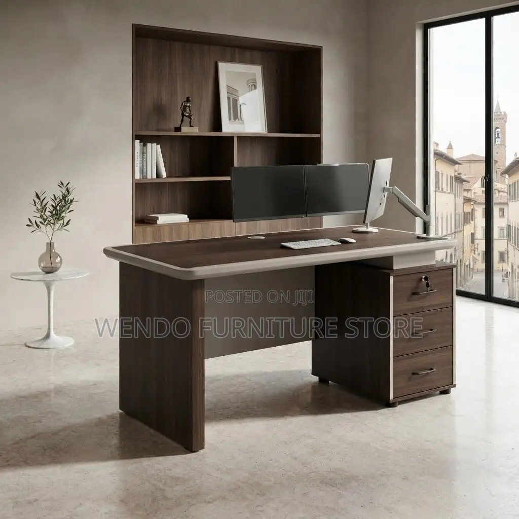 Office Desk; Offices Urban 1400MM Executive Gold Desk