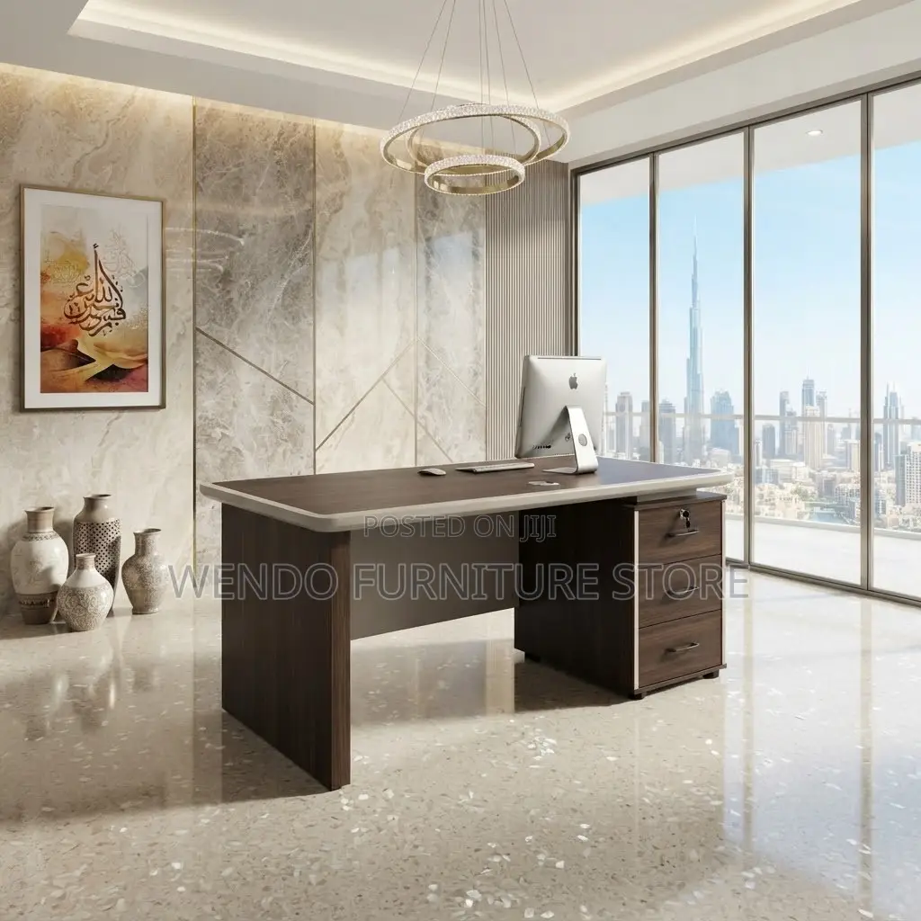 Office Desk; Offices Urban 1400MM Executive Gold Desk