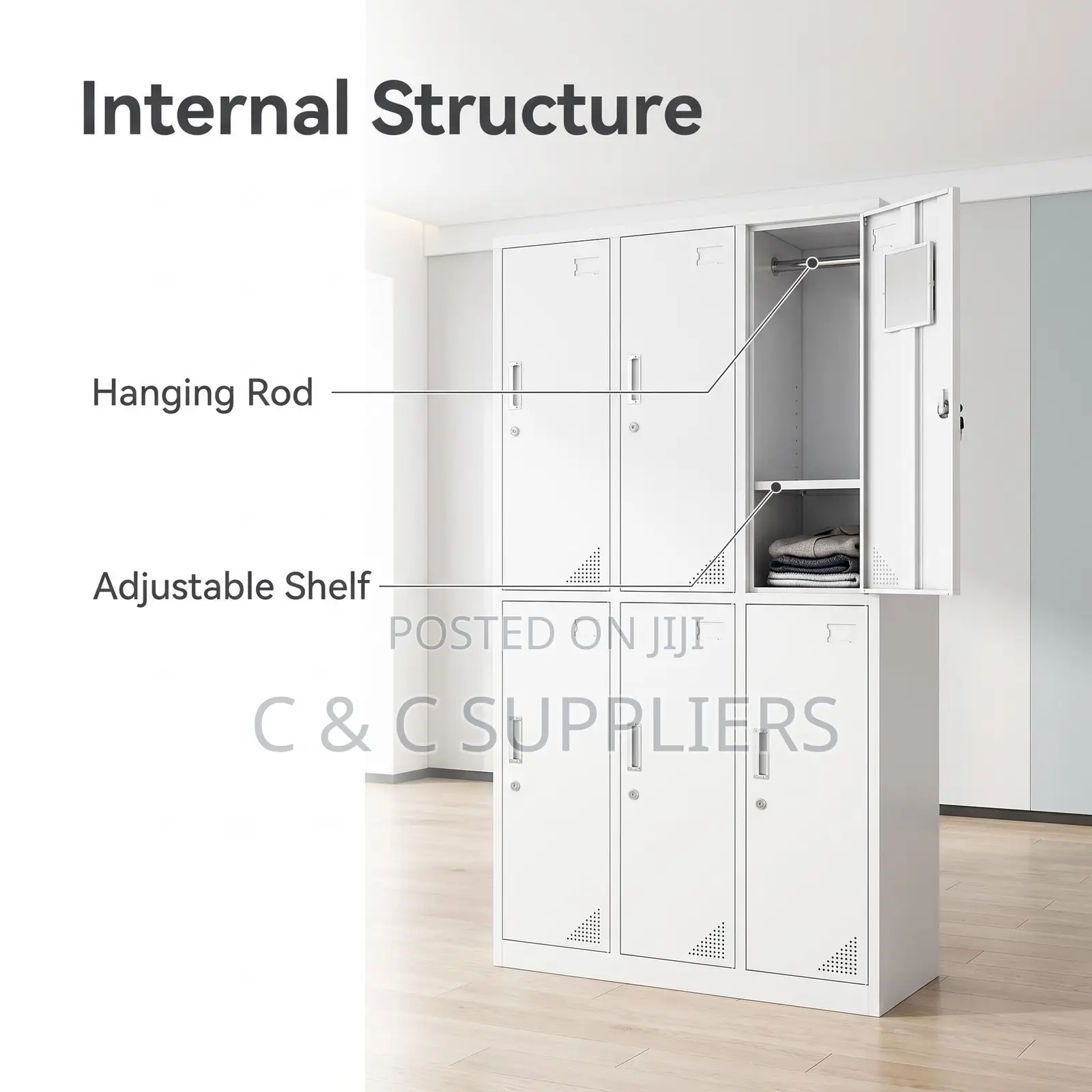 Home Office and Gym Locker Cabinet.
