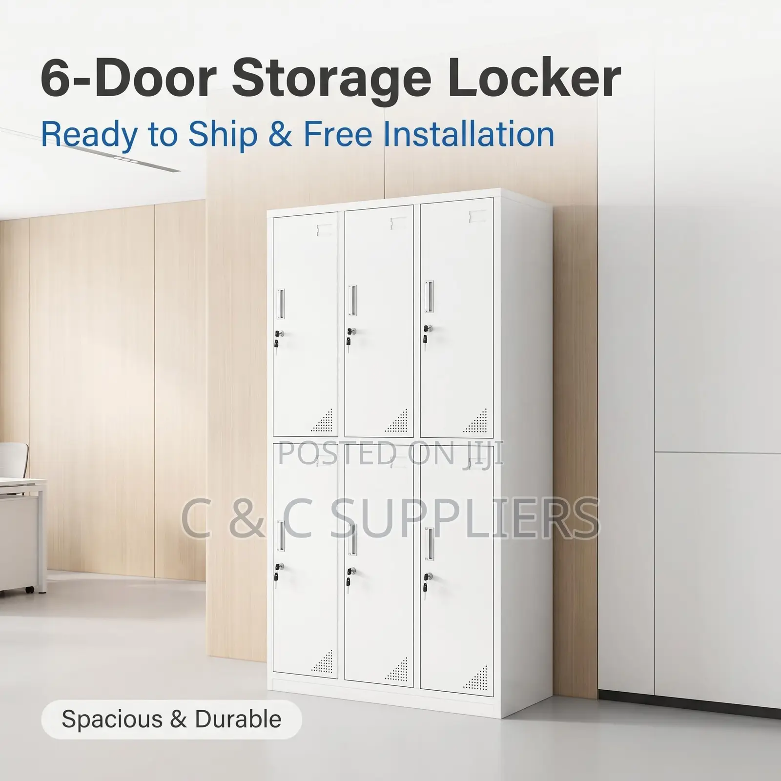 Home Office and Gym Locker Cabinet.