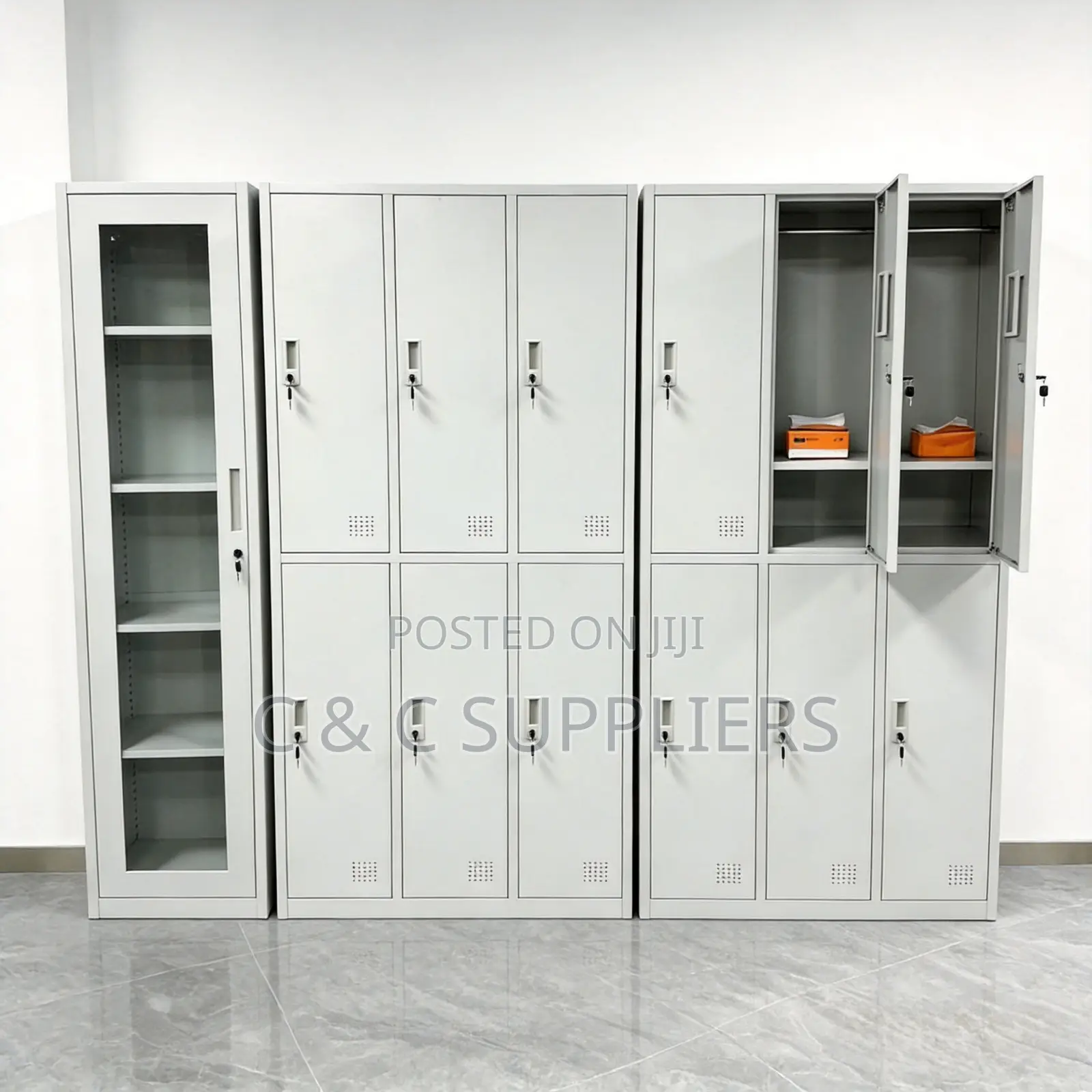 Home Office and Gym Locker Cabinet.