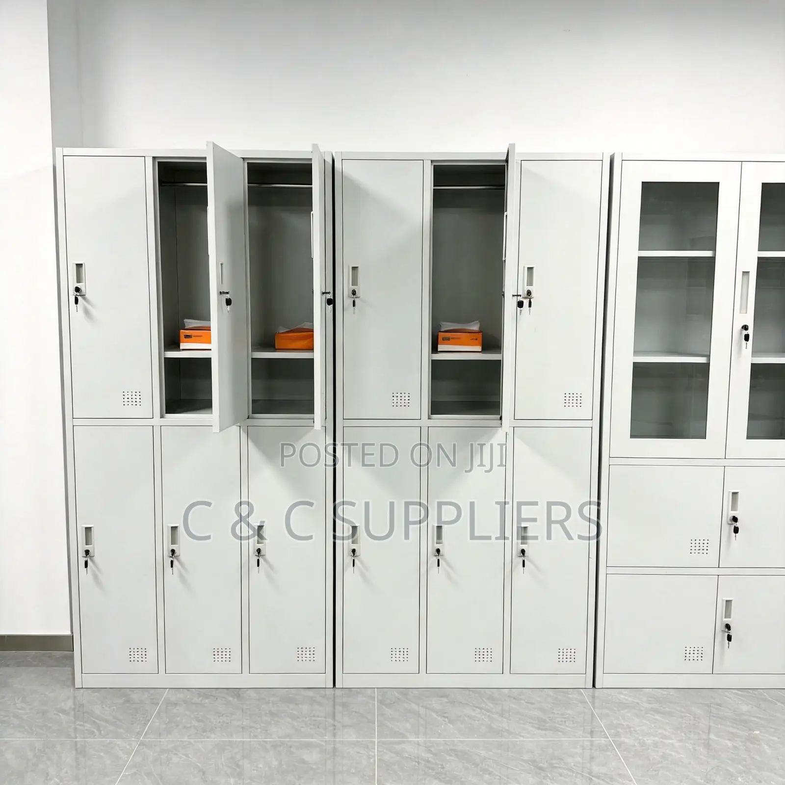 Home Office and Gym Locker Cabinet.