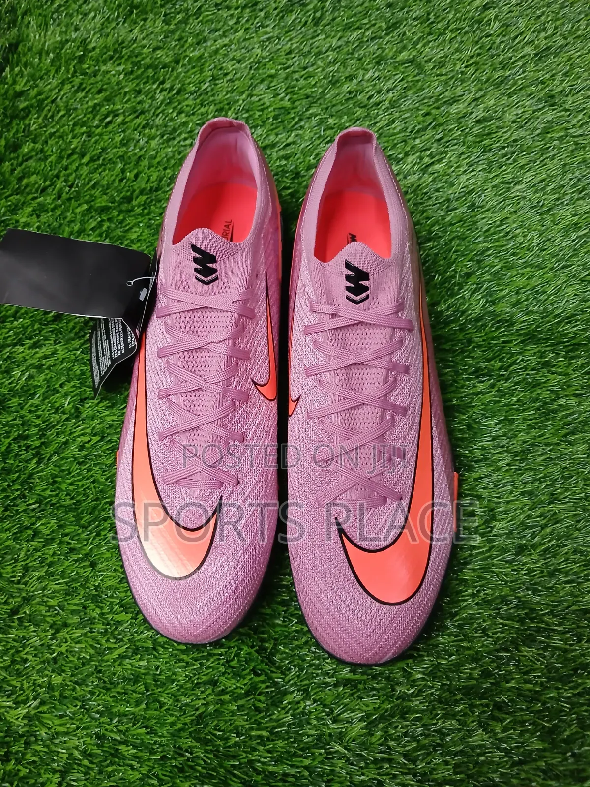 Pink Big Size Astro Turf Football Trainers - 46,47,48