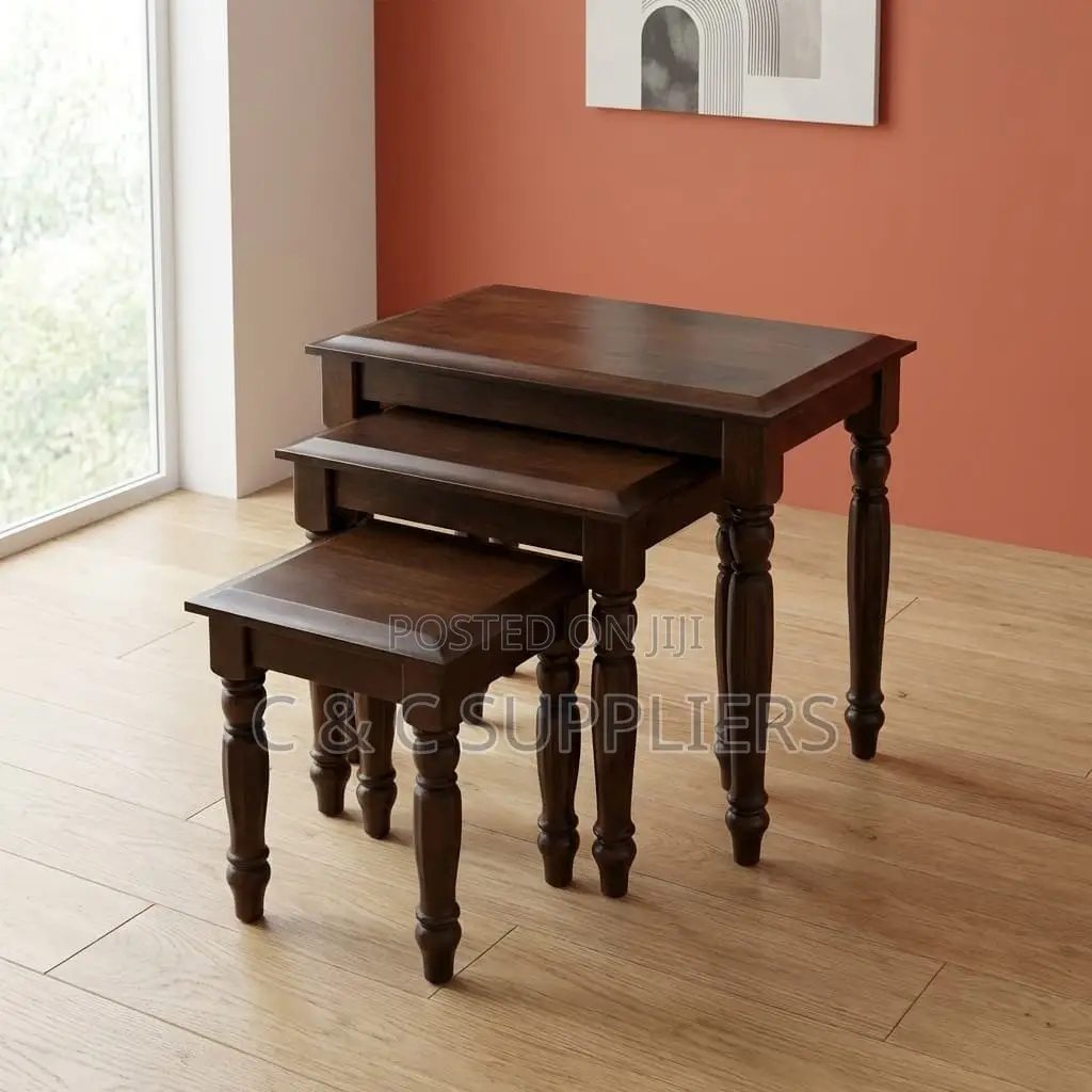 Wooden Nesting Tables Set