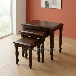 Wooden Nesting Tables Set