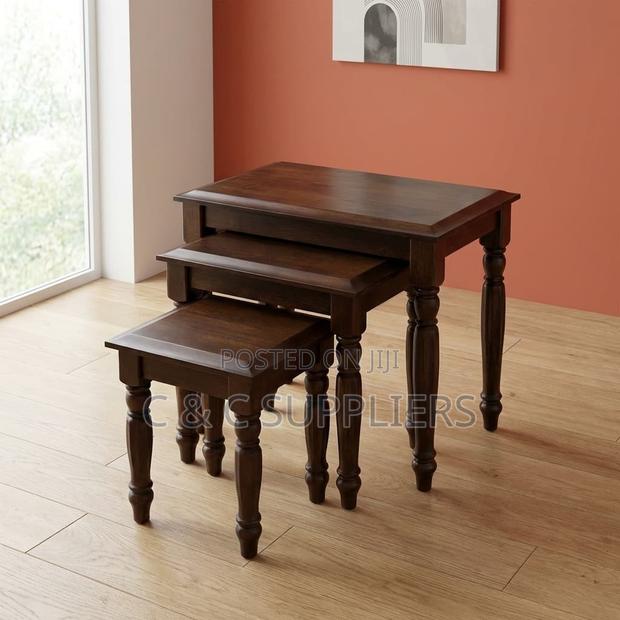 Wooden Nesting Tables Set