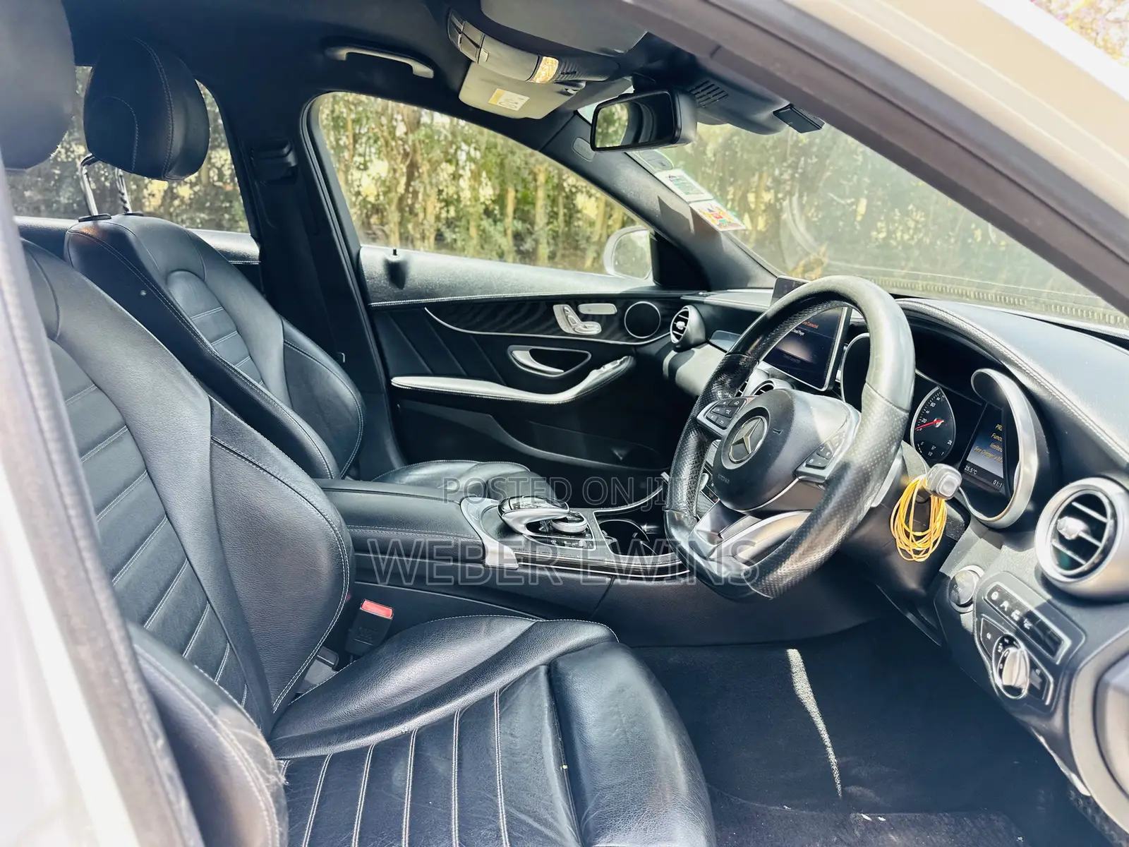 Mercedes-Benz C180 2015 White