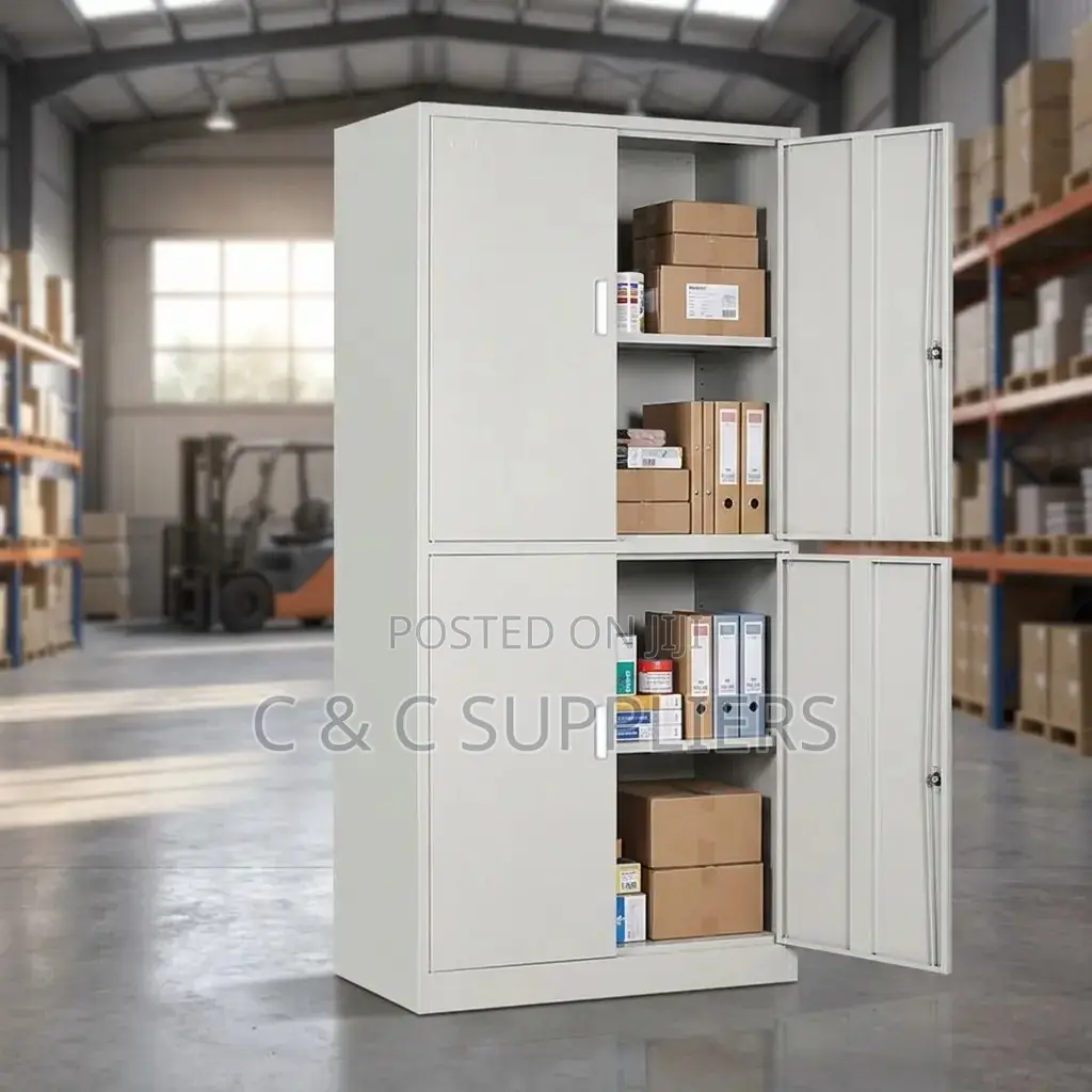 4-Door Steel File Cabinet.