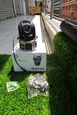 WiFi Dual Lens 360° PTZ Dome Camera AC Powered