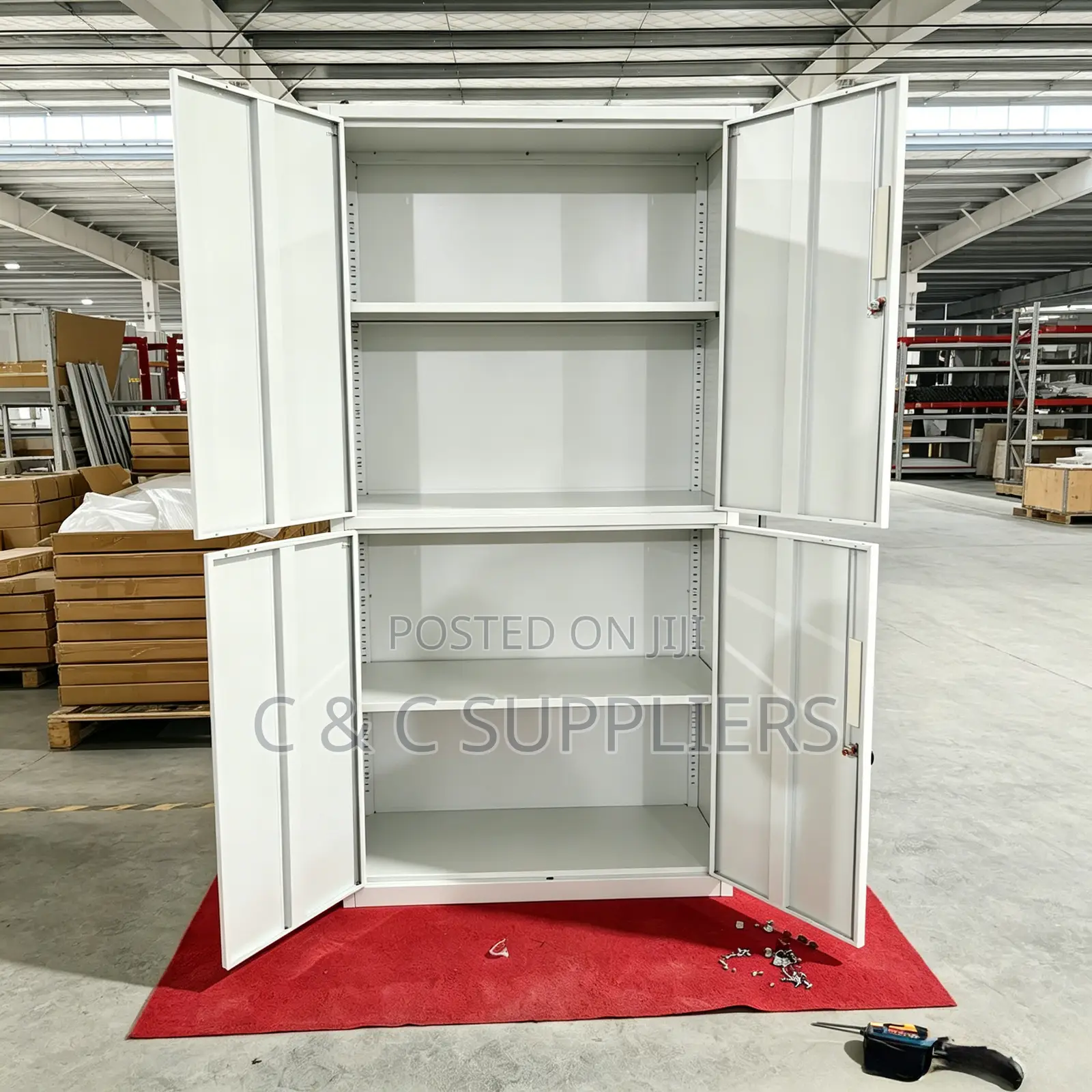 4-Door Steel File Cabinet.
