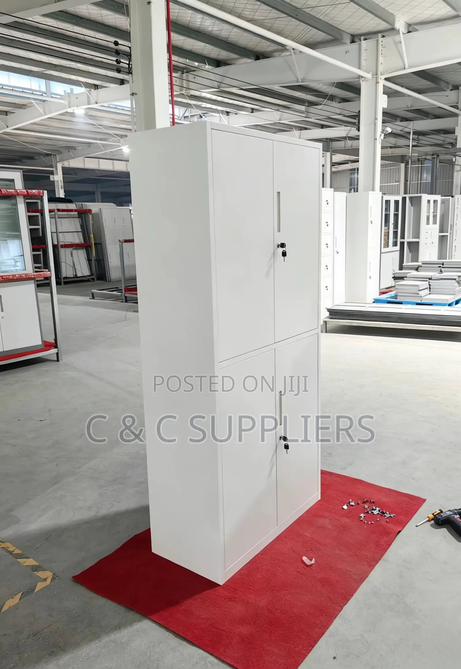 4-Door Steel File Cabinet.