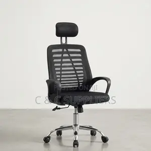 Swivel Mesh Headrest Boardroom Chair.