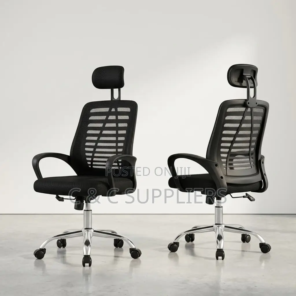 Swivel Mesh Headrest Boardroom Chair.