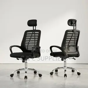 Swivel Mesh Headrest Boardroom Chair.