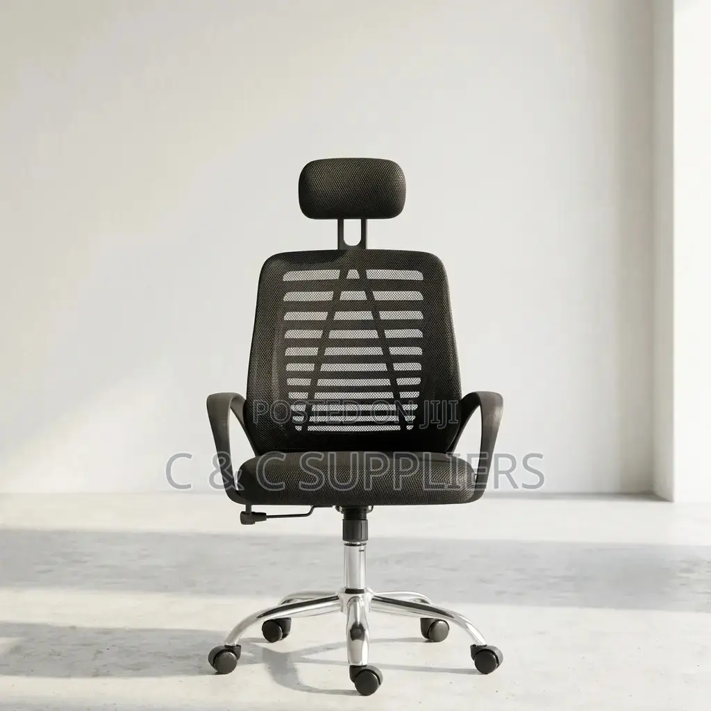 Swivel Mesh Headrest Boardroom Chair.