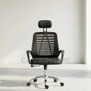 Swivel Mesh Headrest Boardroom Chair.
