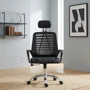 Swivel Mesh Headrest Boardroom Chair.