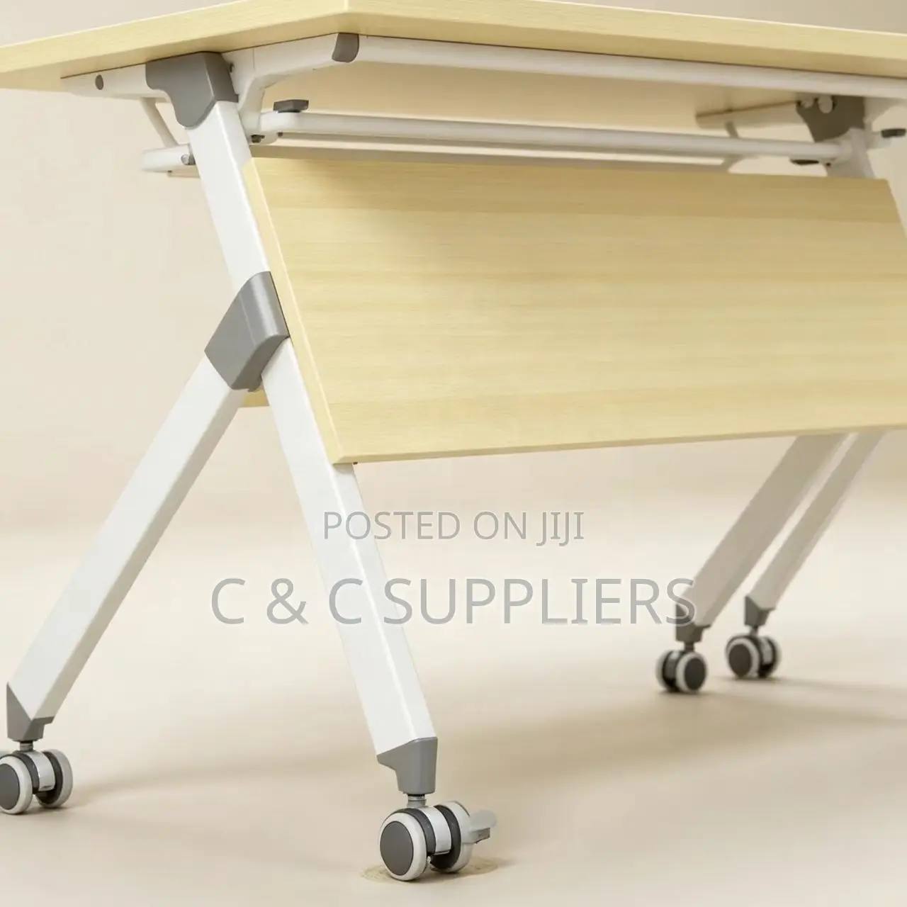 Foldable Brown Study Table-1200mm