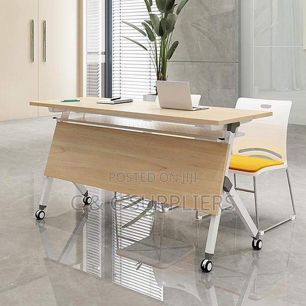 Foldable Brown Study Table-1200mm - thumbnail 6
