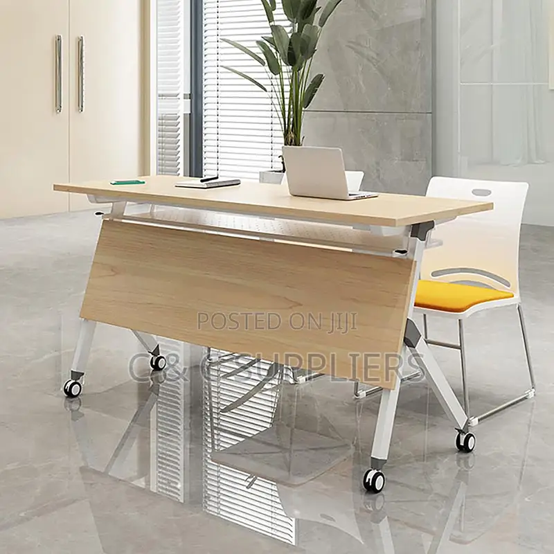Foldable Brown Study Table-1200mm