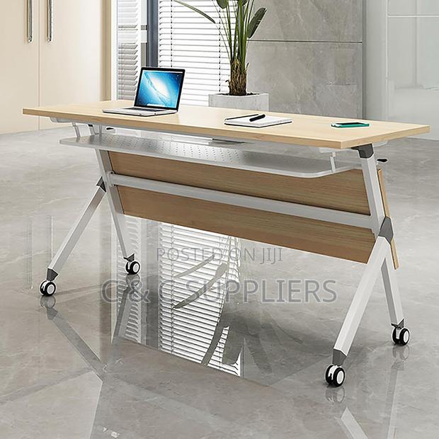 Foldable Brown Study Table-1200mm - thumbnail 9