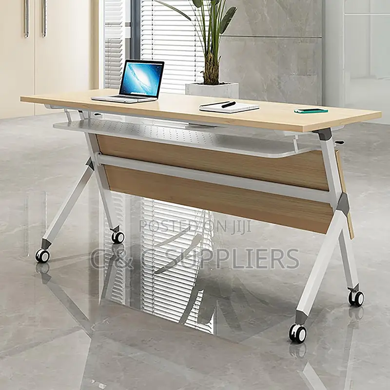 Foldable Brown Study Table-1200mm