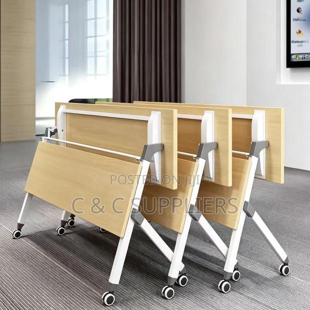 Foldable Brown Study Table-1200mm - thumbnail 7