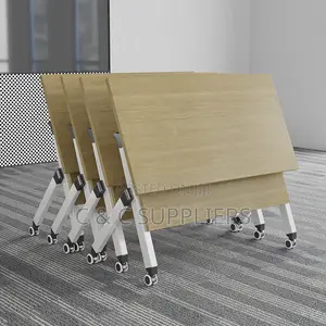Foldable Brown Study Table-1200mm