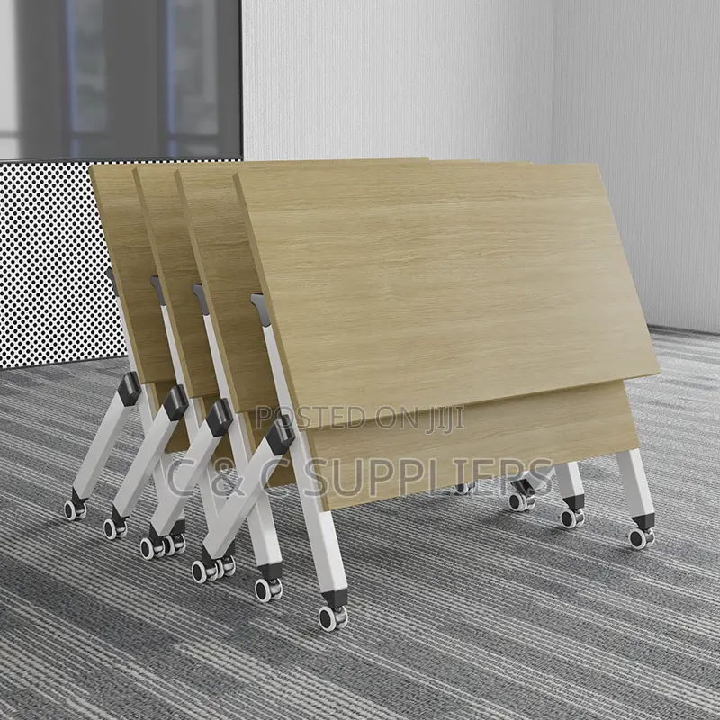 Foldable Brown Study Table-1200mm