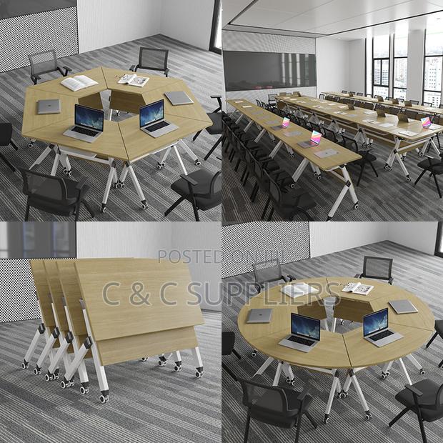 Foldable Brown Study Table-1200mm - thumbnail 11