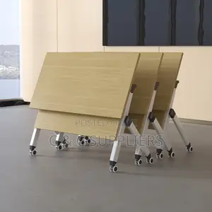 Foldable Brown Study Table-1200mm