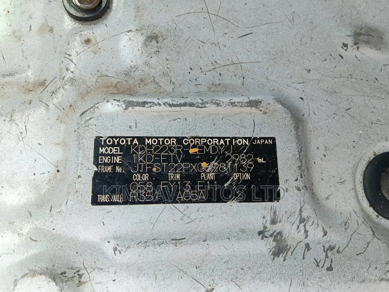 Toyota HiAce 2024 White