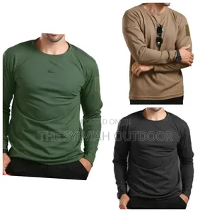 Outdoor Tactical Gear Military Original Round Neck Long Sleeve Tshirt