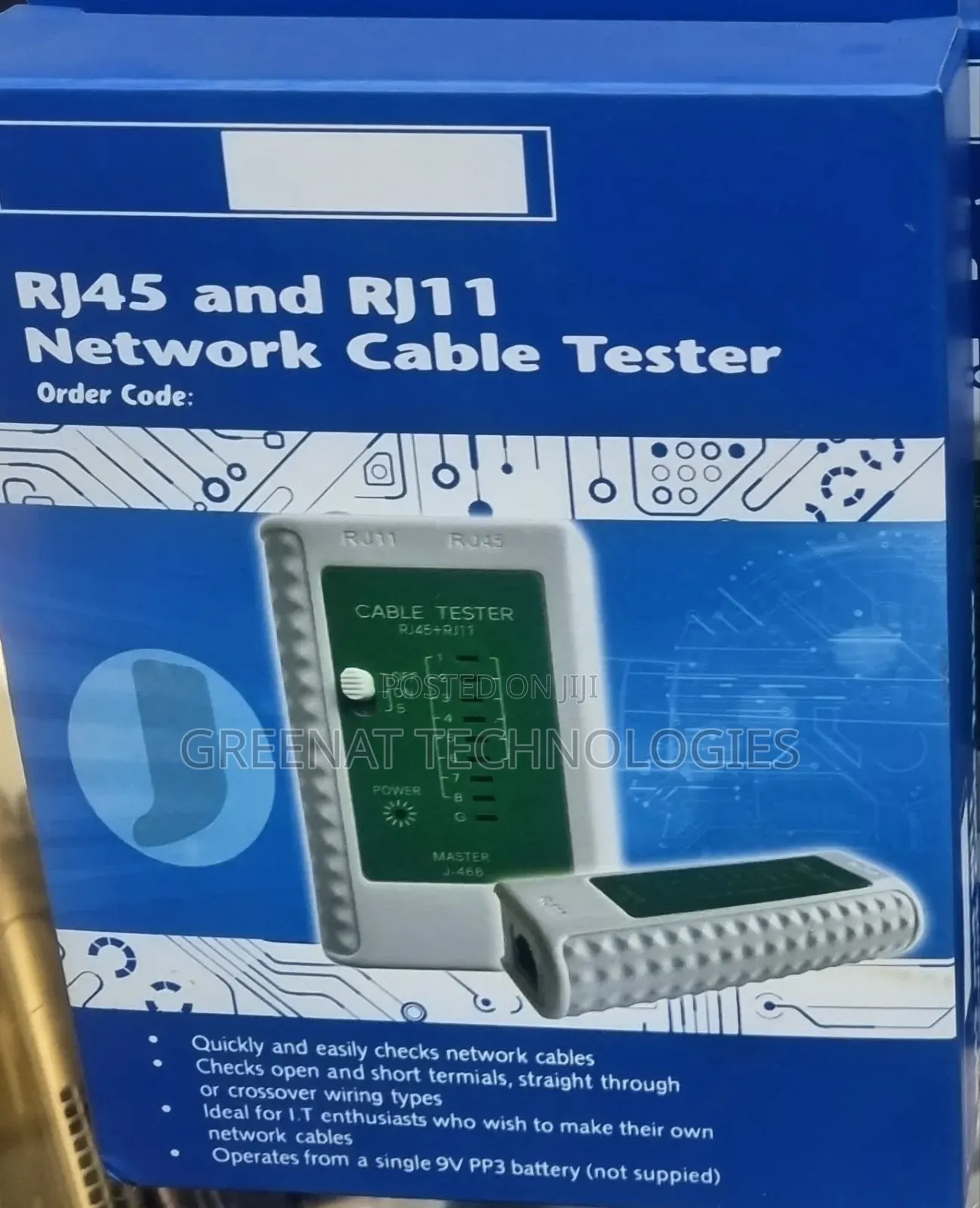 RJ45 and RJ11 Network Cable Tester Lan Tester