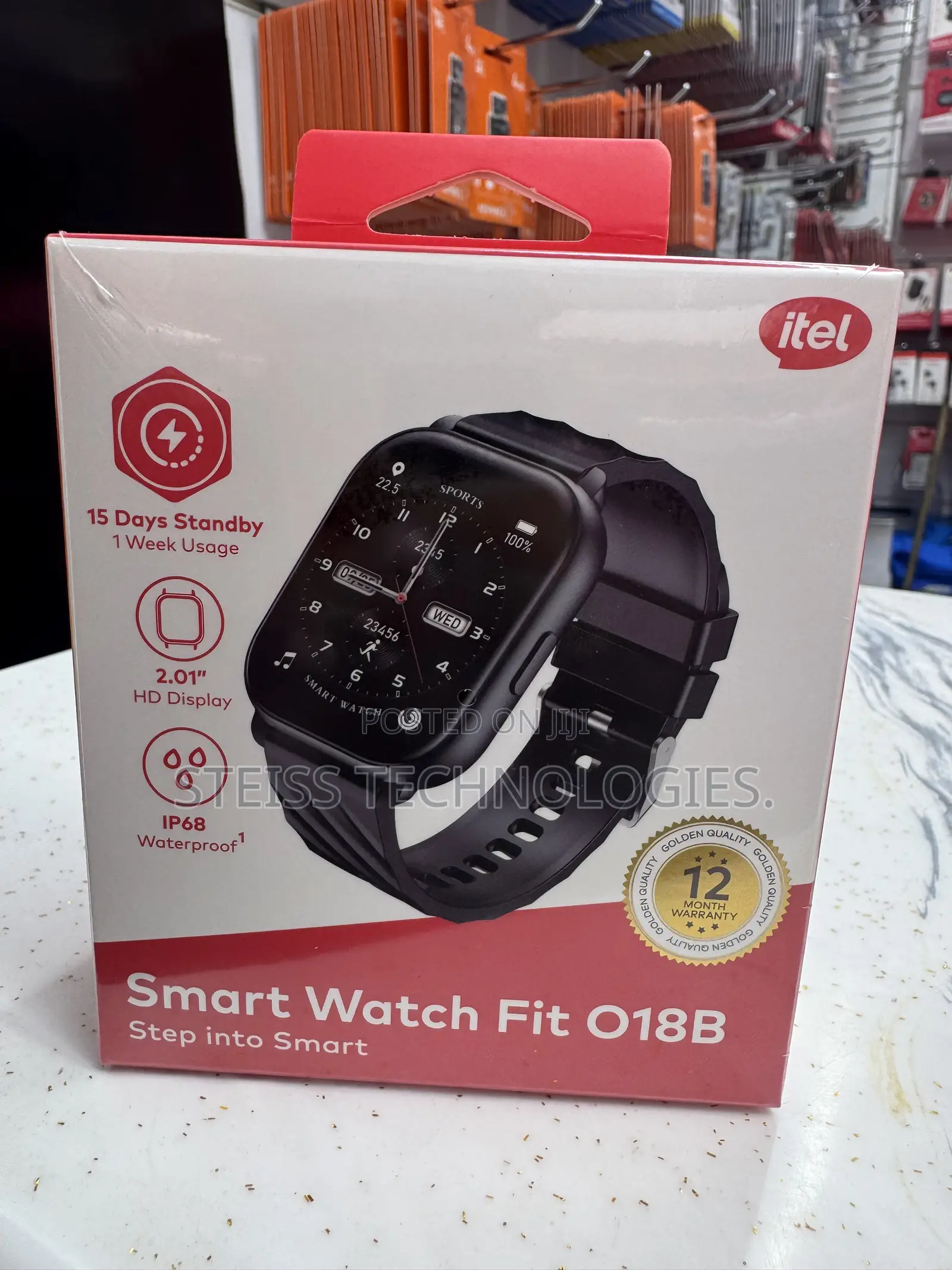 Itel Fit 018B Smartwatch.