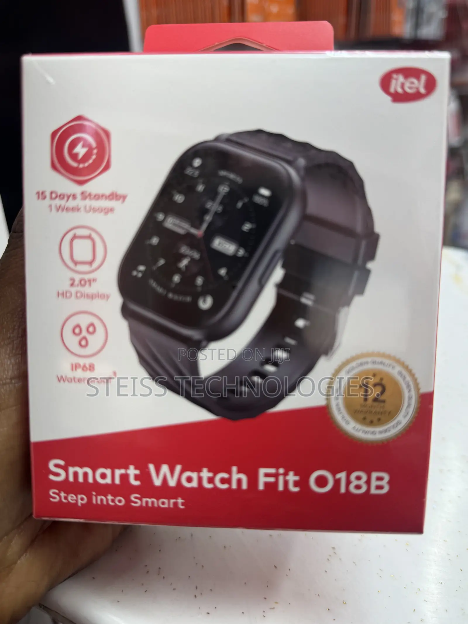 Itel Fit 018B Smartwatch.