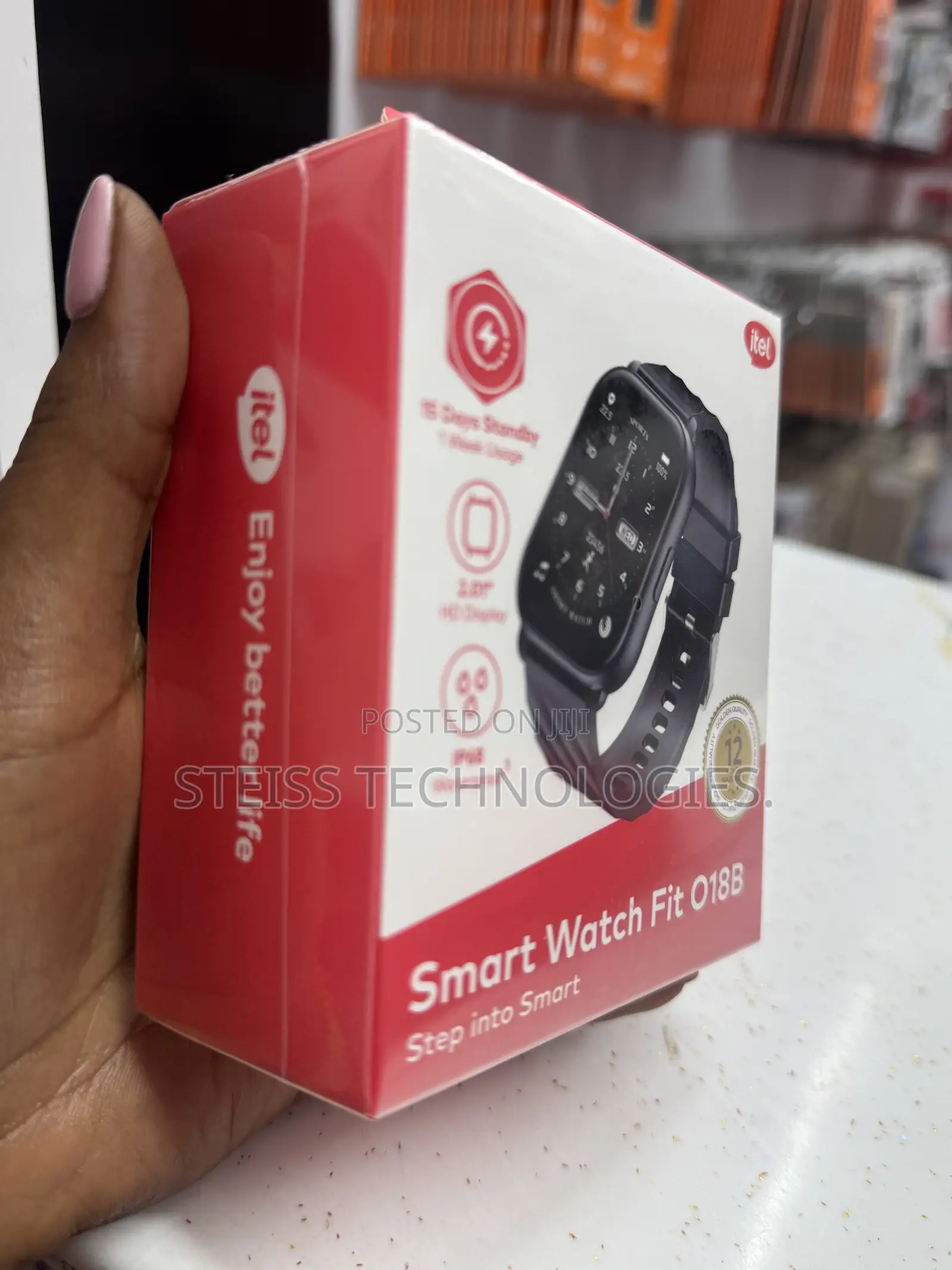 Itel Fit 018B Smartwatch.