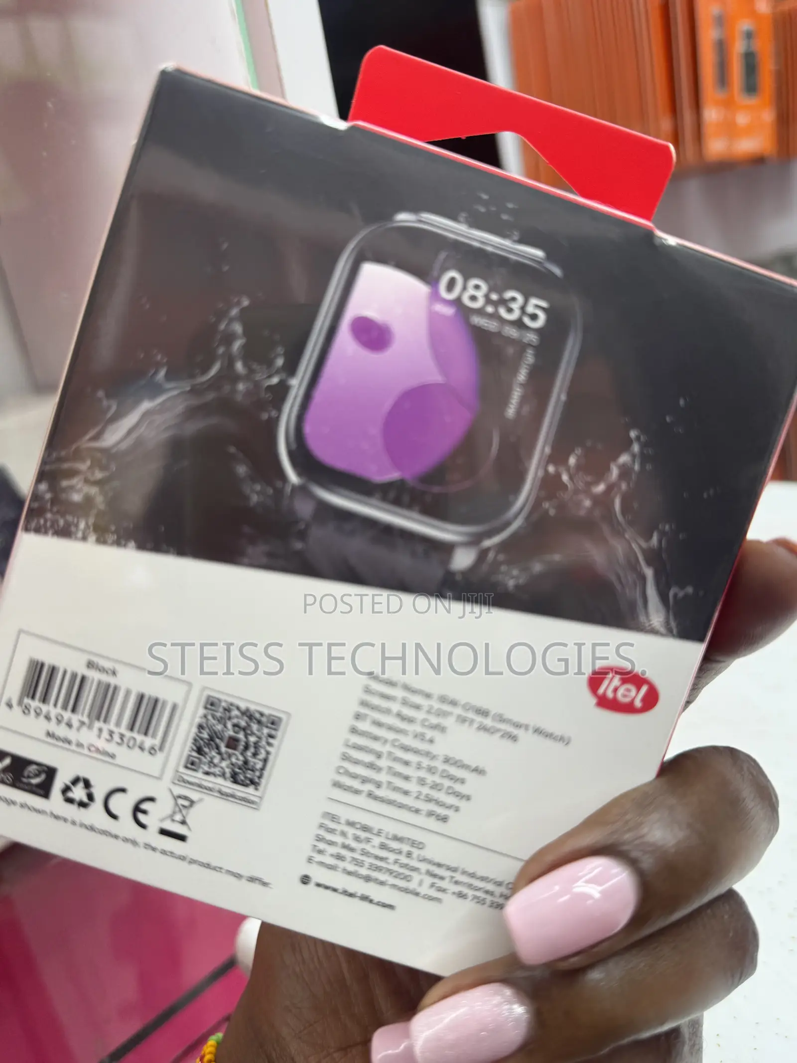 Itel Fit 018B Smartwatch.