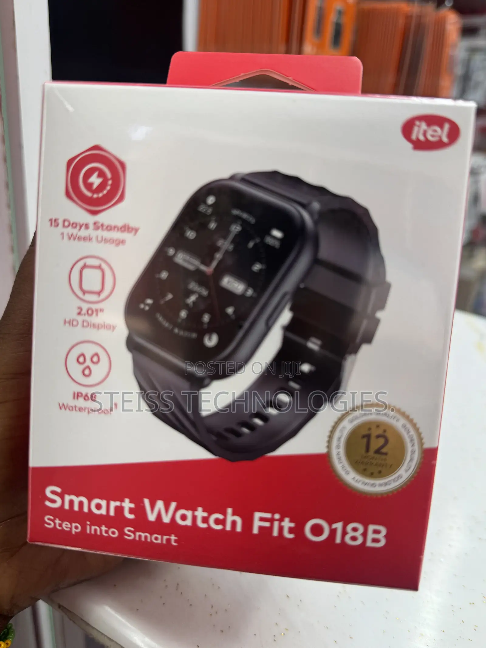 Itel Fit 018B Smartwatch.